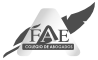 Logotipo FAE pequeño monocromático